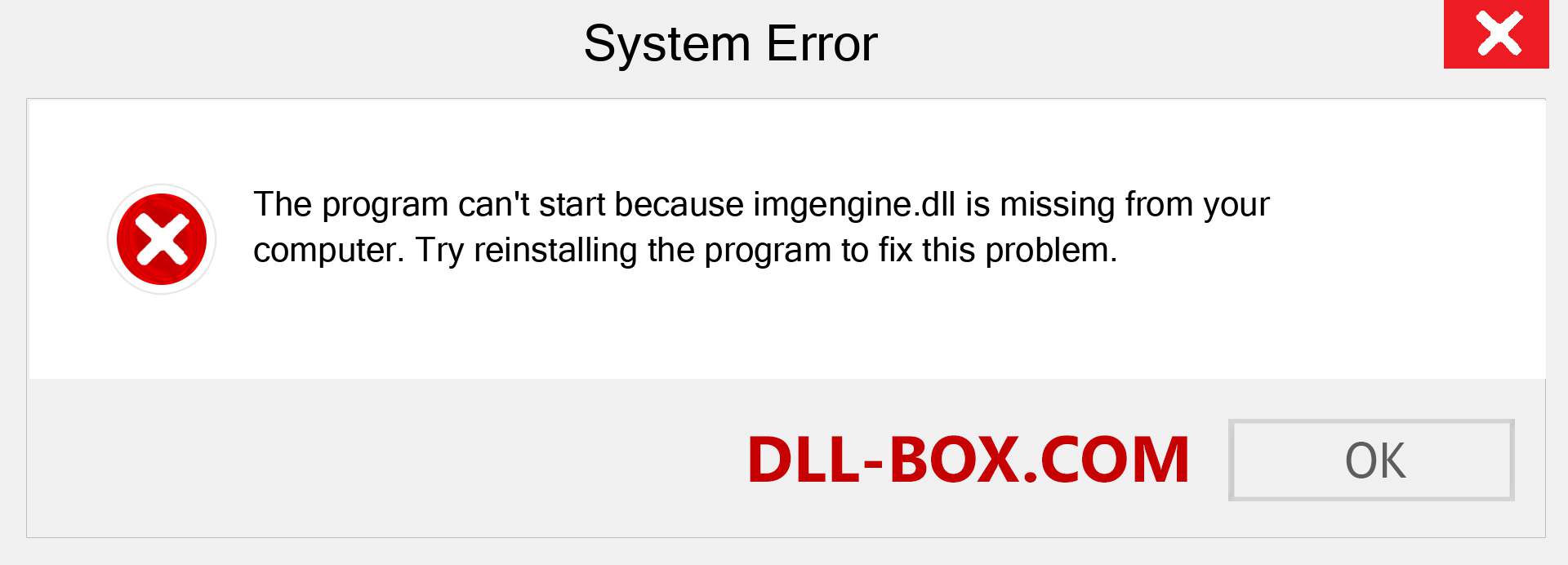  imgengine.dll file is missing?. Download for Windows 7, 8, 10 - Fix  imgengine dll Missing Error on Windows, photos, images